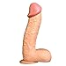Produktbild WLNIUDG Riesiger Manndildo mit Saugnapf, 29 cm Realistisches Dildo-Gehäuse mit Einer Länge von 22 cm, einführbar, elektrisch und manuell, Manually