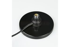 Thunderpole Mag Mount | 5" Large CB & Ham Radio Magnetic Antenna Mount | 3/8 Thread