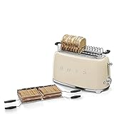 SMEG 50's Retro Style 4 Scheiben-Toaster TSF02 creme