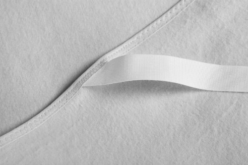 Dormisette Q159 Premium Molton-Matratzenauflage aus Zwirn-Calmuc für Matratzen Gr. 90/190 cm, reinweiß - 4