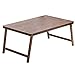Produktbild Tisch und Stuhl Bett-Tablett Bett-Tablett mit Beinen Laptop Klapptisch tragbarer Computer Faltverdickung große Student Bett mit Studientisch (Color : Brown, Size : 60 * 39CM)