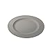 Produktbild Teller 'Large Plate Hammered' aus Bambusfasern und Mais Ø 27,5cm, Farbe:Stone Grey