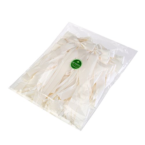 OUNONA 50pcs Autoschleifen Hochzeit Antennenschleifen Dekoration für Hochzeit - 7