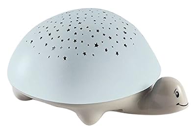 Pabobo Veilleuse Projecteur d'Etoile à Pile Forme Tortue Gris