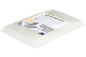 ‎BOLSEMACK Vakuumbeutel 150x400 mm. (15x40 cm.) 100 Stück für alle Arten von Haushaltsverpackern, FoodSaver, Silvercrest, Lacor, Caso, Tre Spade, etc.