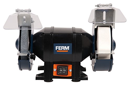 FERM BGM1020 Doppelschleifmaschine 250W – 150mm – Incl. P36 und P60 Schleifsteinen, Schutzbrille und Funkenfänger - 3