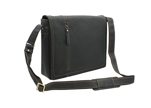 Preisvergleich Produktbild Visconti Laptop- / Umhängetasche FOSTER 16073, geöltes Leder, Gr. XL