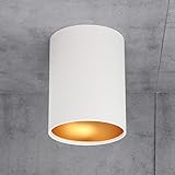  Lámpara de techo plafón Aufputz Astral redonda (Casquillo GU10 230 V Lámpara de techo Foco Lámpara de techo Cube - Lámpara con candelabros de aluminio Spot - sin bombilla