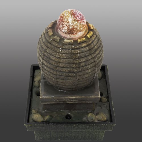 Heitronic LED Zimmerbrunnen Neapel, Glas/ Kunststoff, 35021 - 2