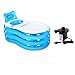 Produktbild PRIDE S Transparente Verdickung aufblasbare erwachsene Badewanne ( farbe : Blue large hand pump )
