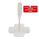 Gewindelaschen Set 12455 mit 500 Laschen für Fliesen...