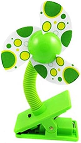 kimberleystore Baby Clip-On Mini Stroller Cute Fasion Fan (Green)