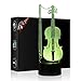Produktbild Violine Geschenk Nachtlicht 3D neben Tischlampe Illusion, Jawell 7 Farben ändern Touch Switch Schreibtisch Dekoration Lampen Geburtstag Weihnachtsgeschenk mit Acryl Flat & ABS Base & USB Kabel