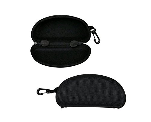 Hosaire Brillenetui Mode Schwarz Reißverschluss Brillen Etui Brillenbox für Sonnenbrillen,Sonnenbrille Box - 8