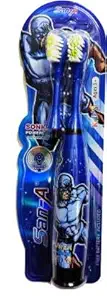 Balaji Box Sonic Battery Powered Electric Toothbrush for boys with extra toothbrush head Electric Toothbrush for Kids (Blue)