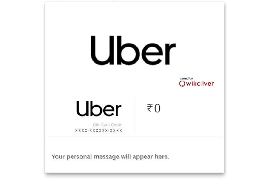 Flat 3% off at checkout||Uber E-Gift Card