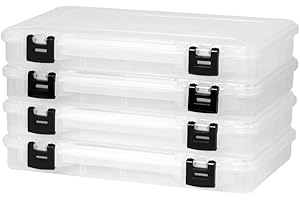 Plano Unisex-Erwachsene ProLatch 3700 Stowaway Tackle Box Angelbox, Transparent