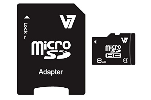 Preisvergleich Produktbild V7 VAMSDH8GCL4R-2E Micro-SDHC 8GB Class 4 Speicherkarte