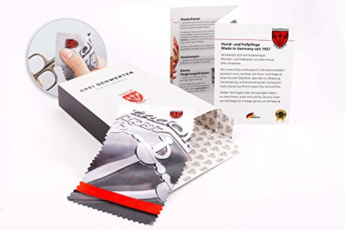 Drei Schwerter | Exklusives 6-teiliges Maniküre – Pediküre – Nagelpflege-Set / Etui | Qualität – Made in Solingen (884008) - 4