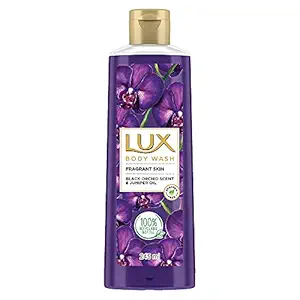 Lux Shower Gel, Black Orchid Fragrance & Juniper Oil Bodywash, With Glycerine For Soft Skin, Long Lasting Fragrance, Paraben Free, 245 ml