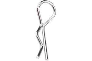 ‎VGEBY 50 Stücke Clips Pins, R Typ Körper Clip Pin RC Shell Buckle Pin Haltering für 1/10 1/12 1/16 Skala Fernbedienung Auto Shell