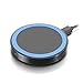Produktbild WeieW Home Praktische Artikel Qi Wireless Power Charger, Tragbare Mini Lade Pad Platte Qi Station für Samsung Galaxy S3 S4 S5 blau