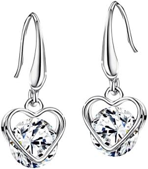 Gold/Platinum Plated Cubic Zirconia Drop Earrings Fishhook Fantastic Jewelery Women In Gift Box Neoglory Jewellery