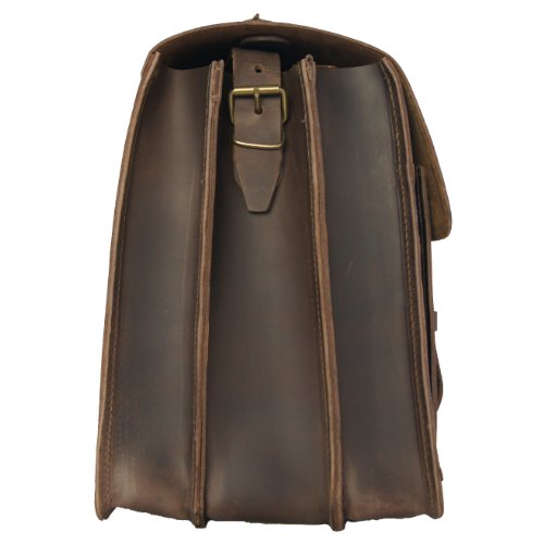 FREIHERR von MALTZAHN Extra gro  e Aktentasche EINSTEIN 2 aus BIO-Leder  Made in Germany  inkl  Lederpflege