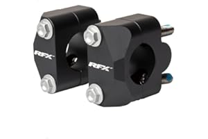 RFX Race Handlebar Adaptor Kit 22.2mm>28.6mm (Black) Universal Conversion to Oversize Bars