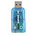 Produktbild Morza Mic Lautsprecher USB 5.1 3D-Sound-Karten-Adapter 3,5-mm-Audio-Unterstützung für Win XP Win 2000 Win 2008 Win Vista Win7 32