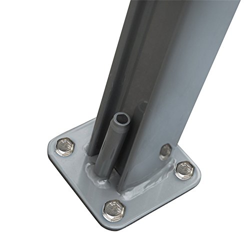 MCTECH® Seitenmarkise zertifiziert Sonnenschutz Sichtschutz Windschutz Terrasse Markise Polyester (1.6*3m, Beige) - 8