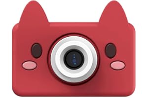 Kidamento Kids Digital Camera & Video Camcorder, Soft BPA-Free Silicone Casing, 32GB Memory Card - Model C - Akito The Fox