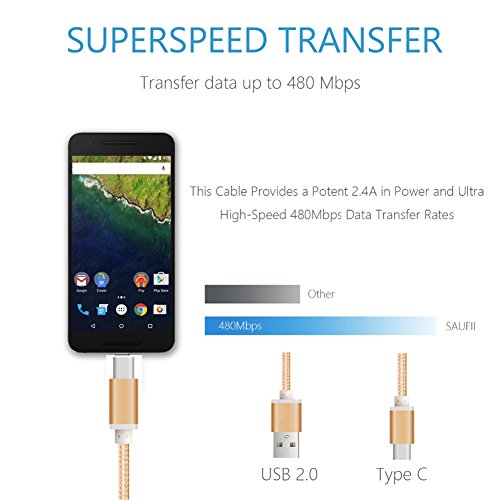 Gyges AWTY3456S USB-Kabel, 1M, goldfarben, Stück: 1 - 5