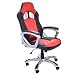 Produktbild COSTWAY Gaming Bürostuhl Schreibtischstuhl Racing Drehstuhl Chefsessel Stuhl Bürosessel Sportsitz höhenverstellbar drehbar (Rot)
