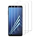 Produktbild [ 3 Stück ] Samsung Galaxy A8 Schutzfolie A8 Panzerglas, YSYS 3D Gebogen gehärtet [Blasenfreie] [9H Härte] [HD klar] [Anti-Kratzen] [Einfache Installation] Glas Bildschirm Film für Samsung Galaxy A8 - Schwarz
