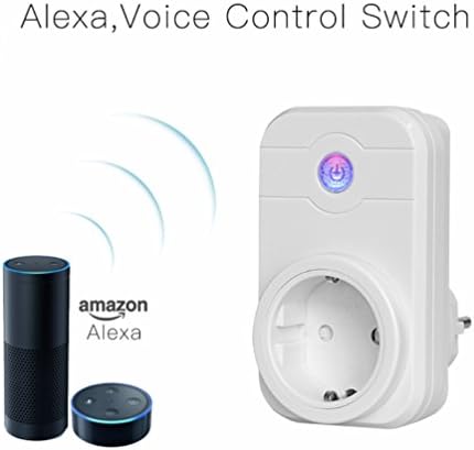 Smart WiFi Smart Socket, Connected Alexa Wake Smart Remote Control Plug Power Socket Outlet Switch Plug Support Android IOS Smart (WiFi Controller)