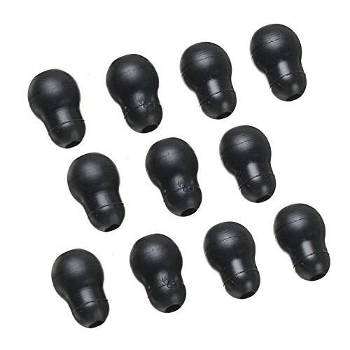 10 Stück, Schwarz Silikon weichen Ohrstöpsel für Littmann Stethoskop - 4