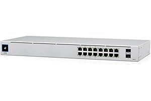 UBIQUITI NETWORKS Ubiquiti USW-16-POE Switch Gestionado 16 Puertos Gigabit + 2 Puertos SFP