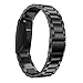 Produktbild Muium Armband for Fitbit Inspire HR & Inspire,Ersatzarmband aus massivem Edelstahl für Fitbit Inspire (Schwarz)