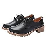 zapatos estilo oxford de tacon OCASIONES MULTI amueblada: con cordones botines son elegantes y fáciles de combinar su dressing.Can llevarse bien con diferentes trajes y ocasiones, puede agregar más personality.Suitable para cada desgaste del día.