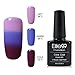 Gel Nail Polish, Elite99 UV LED Temperature Colour Changing Gel Polish Soak Off Chameleon Nail Varnish 10ml (4220)