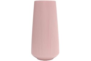 LLASM Jarrones Decorativos Florero Blanco Jarrones Decorativos De Suelo Jarrones Decorativos Arreglos Florales para Mesa De Comedor BañO Cementerio Pink