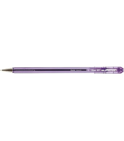Punto 0.7 Mm Tratto Fine Pentel Superb Blu Penna A Sfera, 0,7 Mm, Punta 0,25 Mm, Tratto Fine Line Cartucce Ricaricabili BK77 (confezione Da 6 Punta 0.7mm