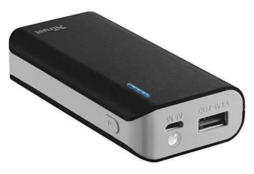 Trust Urban Primo Powerbank - Batería externa portátil de 5200 mAh, color negro