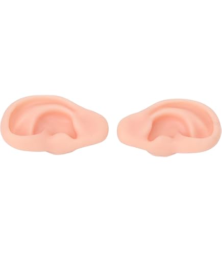 Modello Orecchio Artificiale In Silicone (1 Paio) – Morbido E Flessibile Per Uso Didattico E Centri Acustici - 3