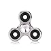 Produktbild MetroLager Finger Spinner, Fidget Spielzeug Aluminium Hand Spinner Toy,High-Speed-Edelstahl-Kugellager Hochgeschwindigkeit 3-5 Minute Spins --Hochwertiges Beständiges Metall-- Stresslöser Stress reduzierer Angstzustand ADD ADHS Konzentration Faulenzen Zeitvertreib Silber