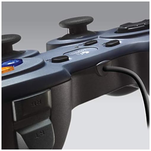 Logitech G F310 Wired Gamepad, Controller Console Like Layout, 4 Switch D-Pad, 1.8-Meter Cord, PC/Steam/Windows/AndroidTV - Grey/Blue - Image 6