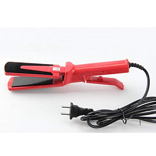 Nulijianchi2 Hair Straightener Ceramic Alloy Electric Splint Multi-Function Perm Professional Hairdresser Does Not Hurt Hair  Red