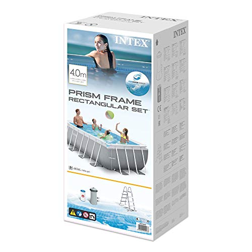Intex Kit Piscine Prism Frame Rectangulaire 4 X 2 X 1 M