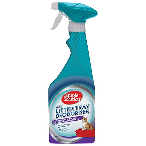 Simple Solution Spray per eliminare Gli odori generati dalla lettiera del Gatto, 500 ml